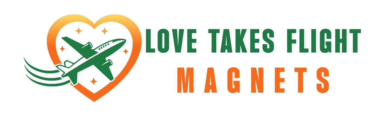 Love Takes Flight Magnets